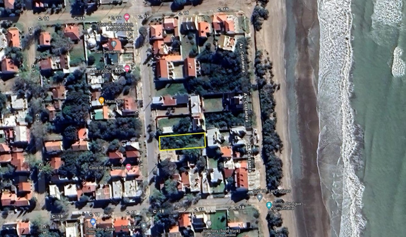 VENTA EN LA COSTA, LOTE DE 15X40 A METROS DEL MAR