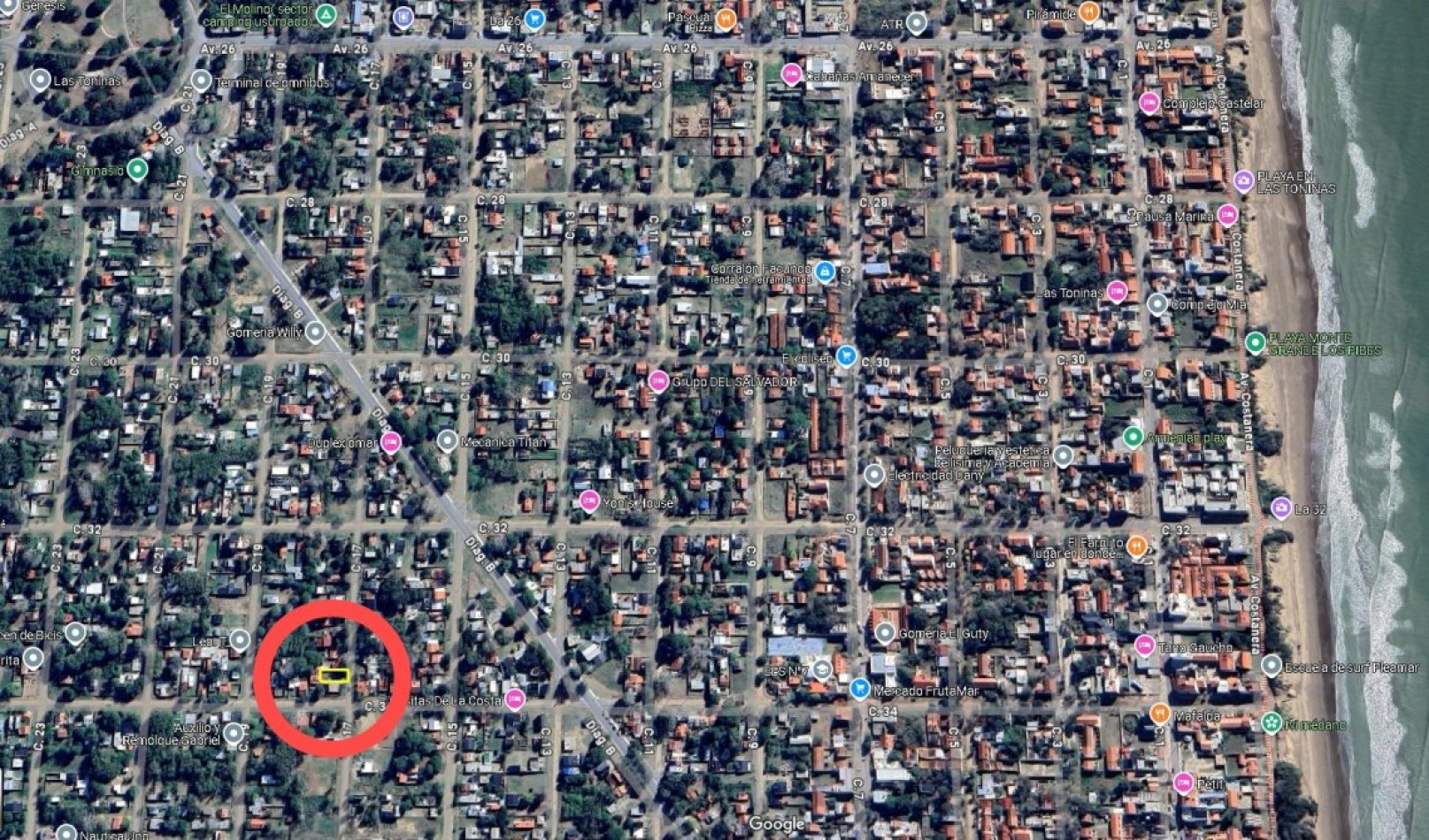 VENTA EN LA COSTA LOTE DE 240M2