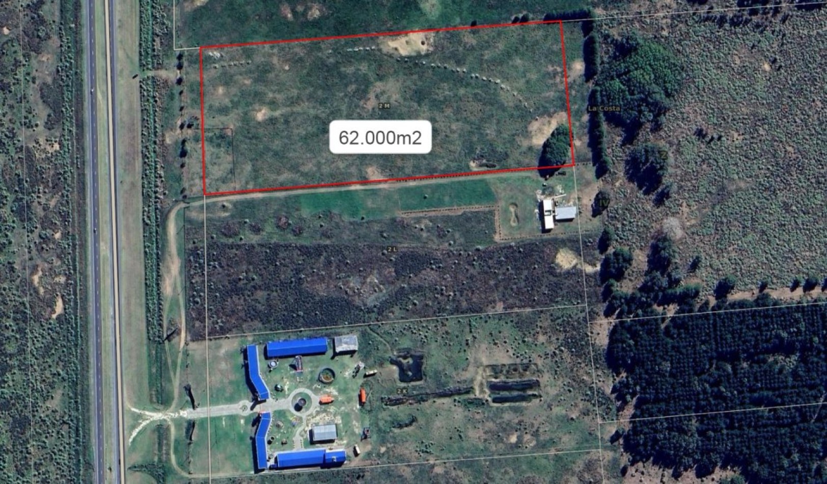 EXCELENTE FRACCION DE APROX 62.000 M2 SOBRE RUTA 11