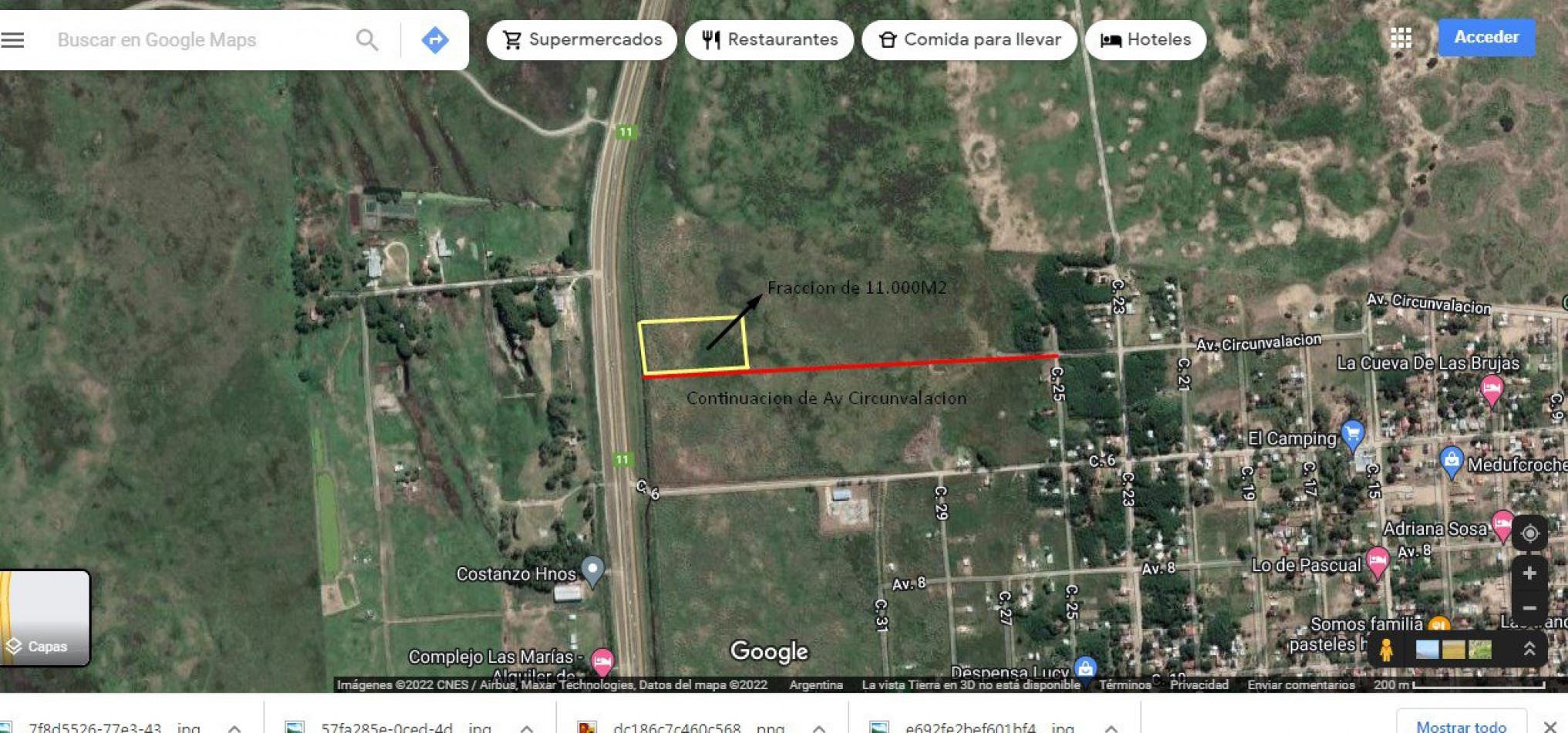 EXCELENTE FRACCION DE APROX 11.000 M2