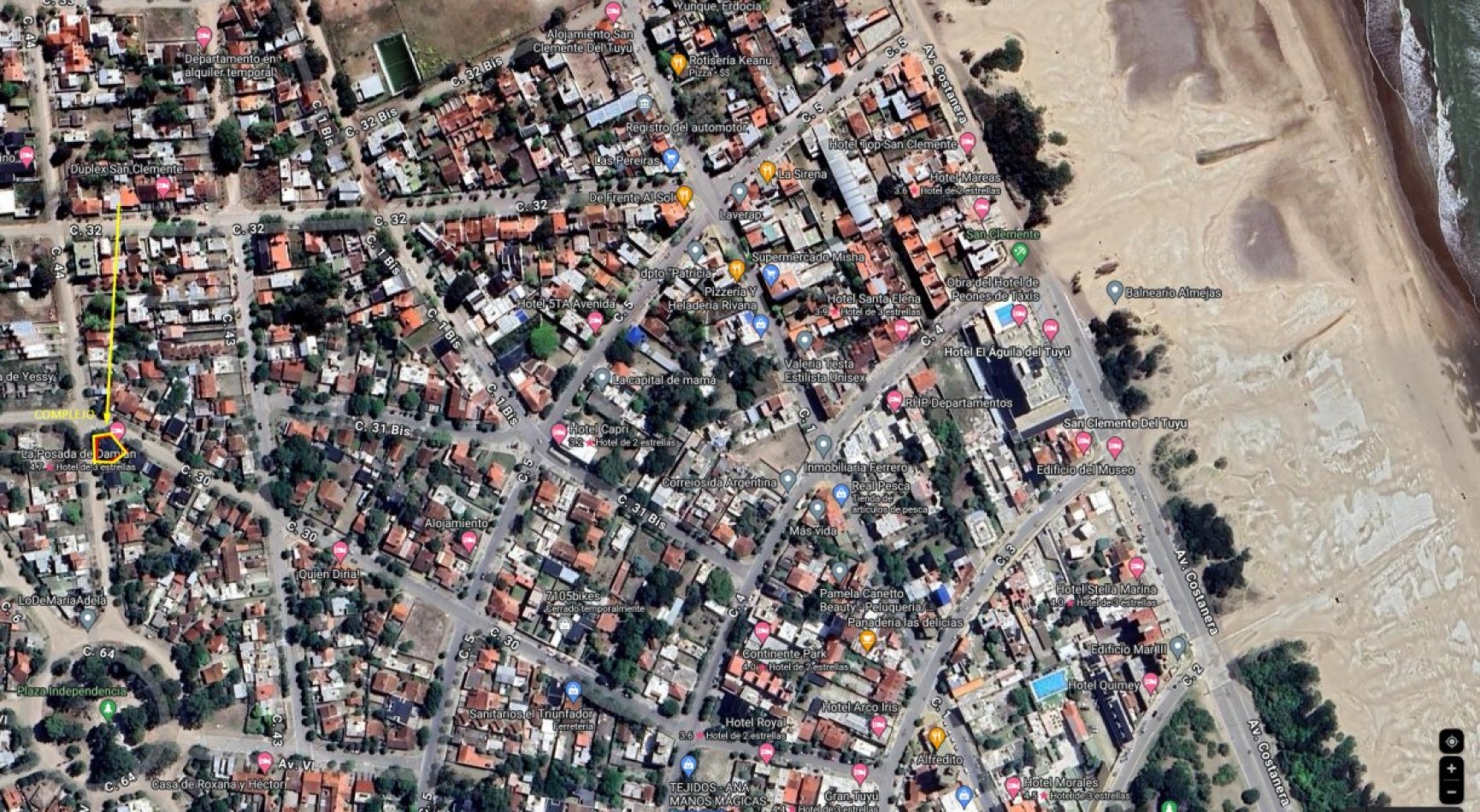 En Venta VENDE EN LA COSTA COMPLEJO TURISTICO. OPORTUNIDAD DE INVERSION