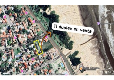 VENTA EN LA COSTA: COMPLEJO TURISTICO, 11 DUPLEX. ALTA RENTA, OPORTUNIDAD DE INVERSION